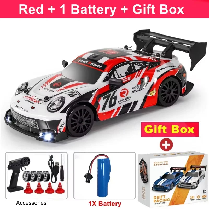 Oike 4WD RC Drift Car Remote Control 4x4 Racing RTR 2.4G Radio Truck Vehicle Model Toy Gift for Boy Girl Children Kid Adult