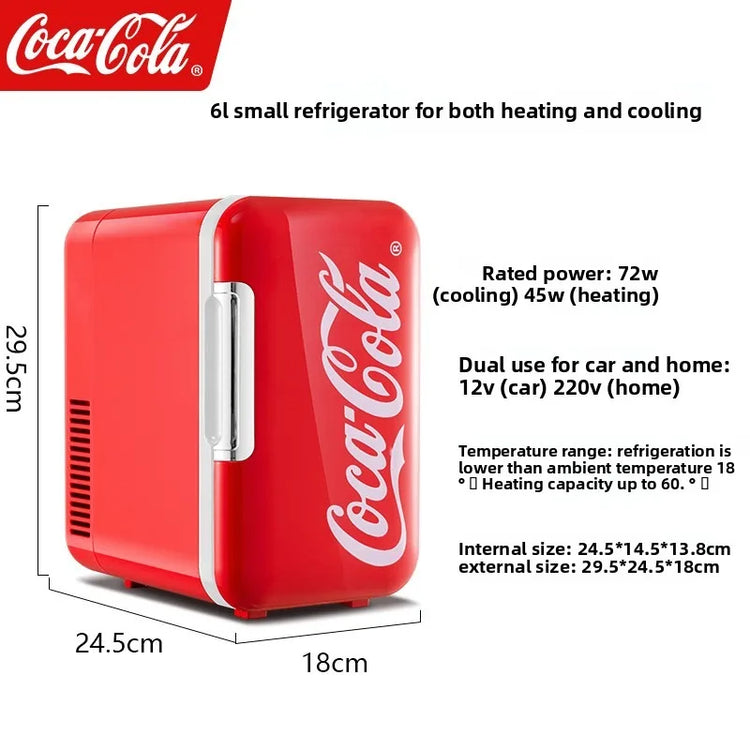 6L warm cold fskincare  cervejeira mini fridge  nevera geladeira frost free Refrigerator for home in-vehicle frigobar magalu