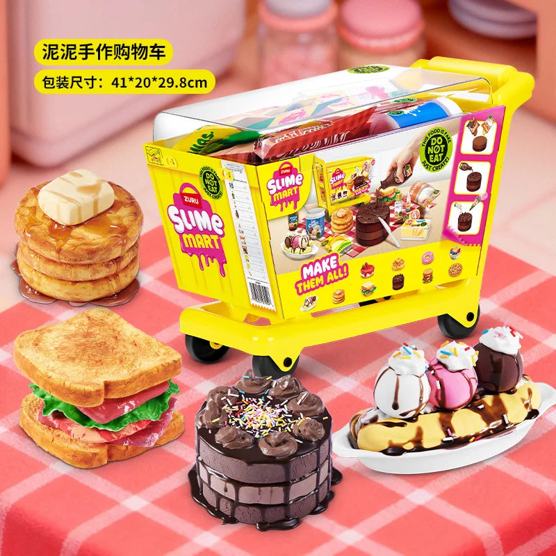 Zuru Slime Mart Diy Realistic Slime Food Fake Dessert Pretend Play Craft Kit With Pancake Cake Hamburger Ice Cream For Hobbyists