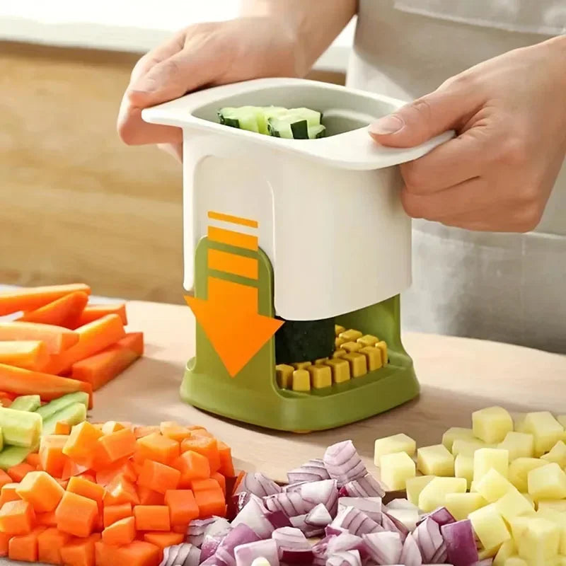 Multifunctional Kitchen Vegetable Chopper Onion Dicing Artifact French Fries Slicer Gadget Cucumber Potato Slicer Kitchen Tools