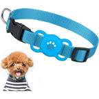 Airtag Dog Collar Holder, [1 Pack] Airtag Holder, Silicone Full Body Covered Protective Air Tag for Pet - Fits All Width