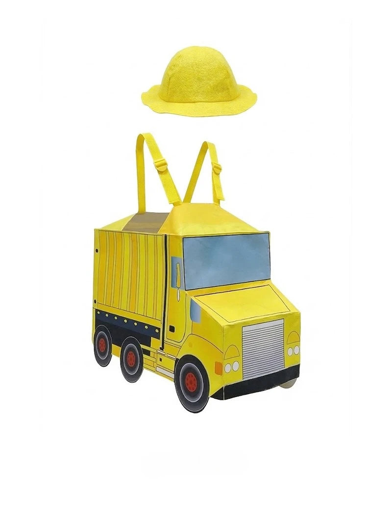Children Happy Day Festival Cars Cosplay Jumpsuit Police Car Fire Truck Ambulance Cosplay Costumes for Kids Performance Wear