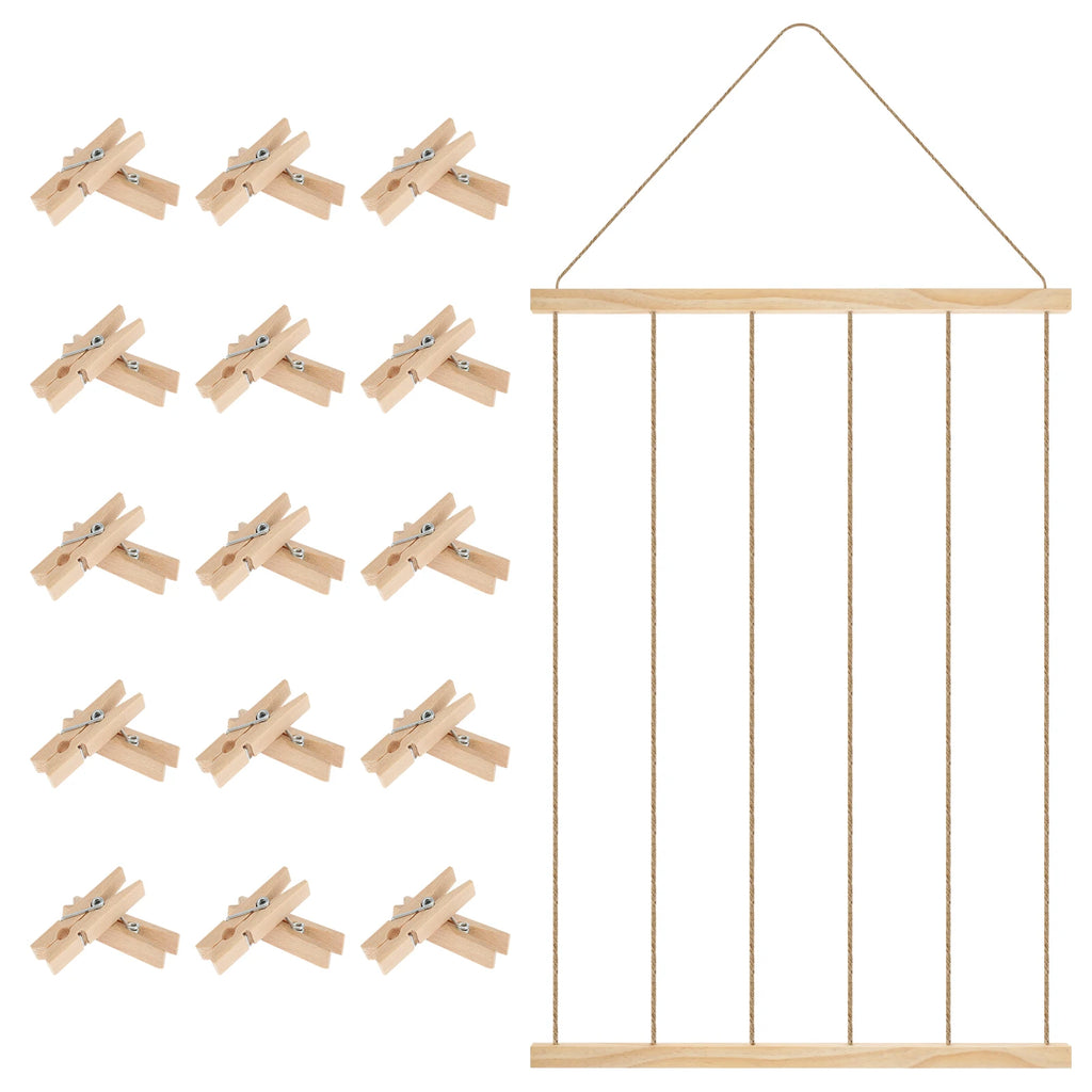 Hanging Photo Display Holder Picture Frames Collage Wall Decor Versatile Photo Hanging Display Picture Board for Home Decoration