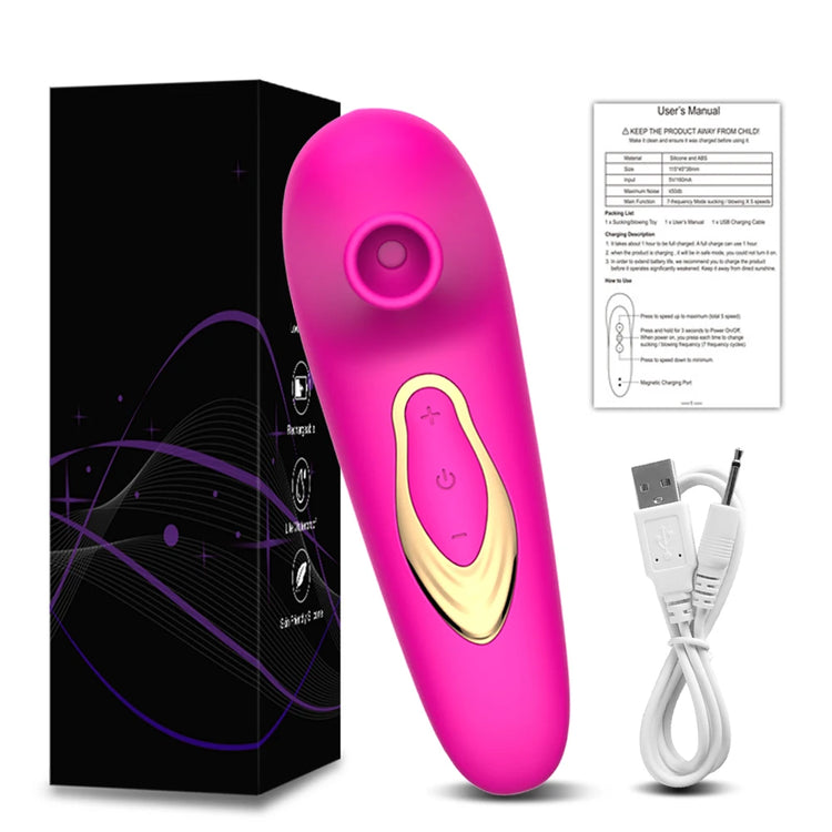 Powerful Oral Sucking Vibrator for Women Sucker Clitoris Vibrator Female Nipple Vacuum Stimulator Sex Toys Goods for Adults 18