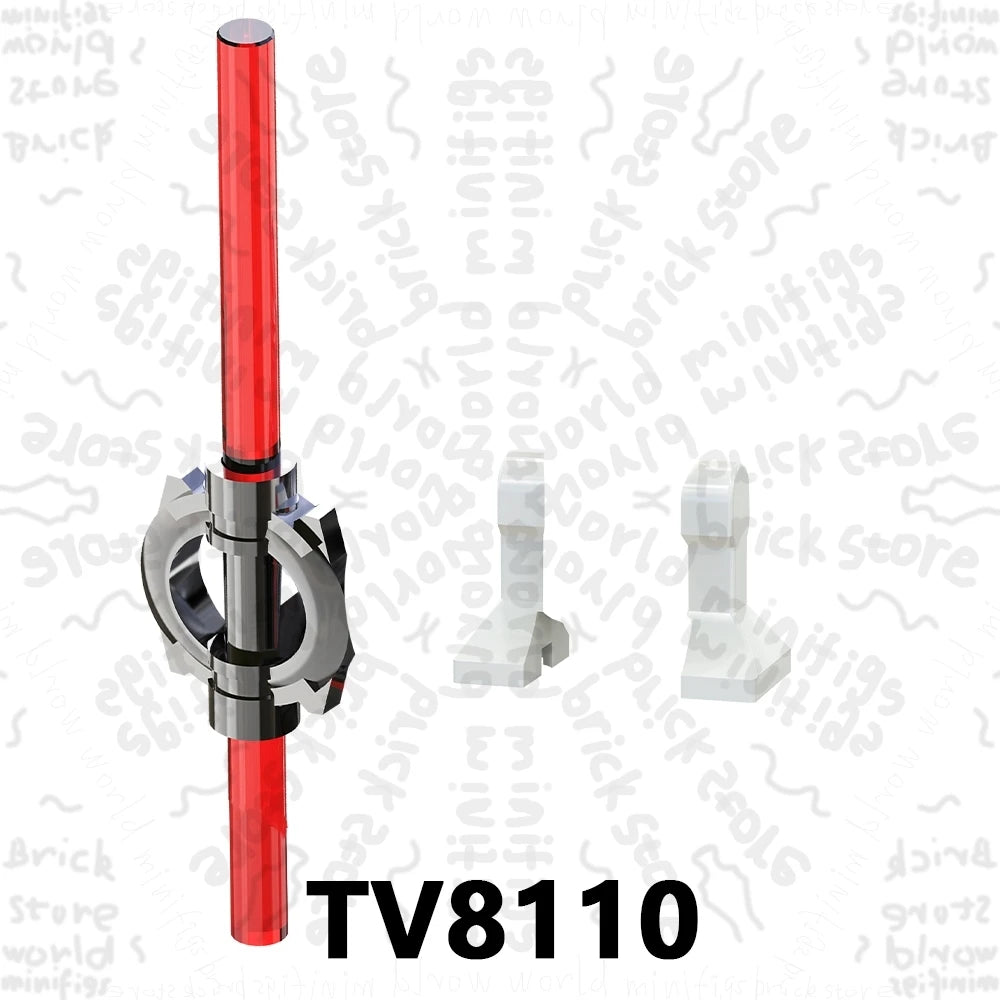 TV6117 TV6118 TV6119 Space War Action Figure Accessories Building Blocks Gift Toys For Children Adult Brick TV6116 TV6115 TV6114