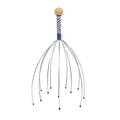 Octopus Head Massager Scratching Scalp Relaxation Relief Body Massager Scratcher Relieves Tension Health Care Tools Random Color