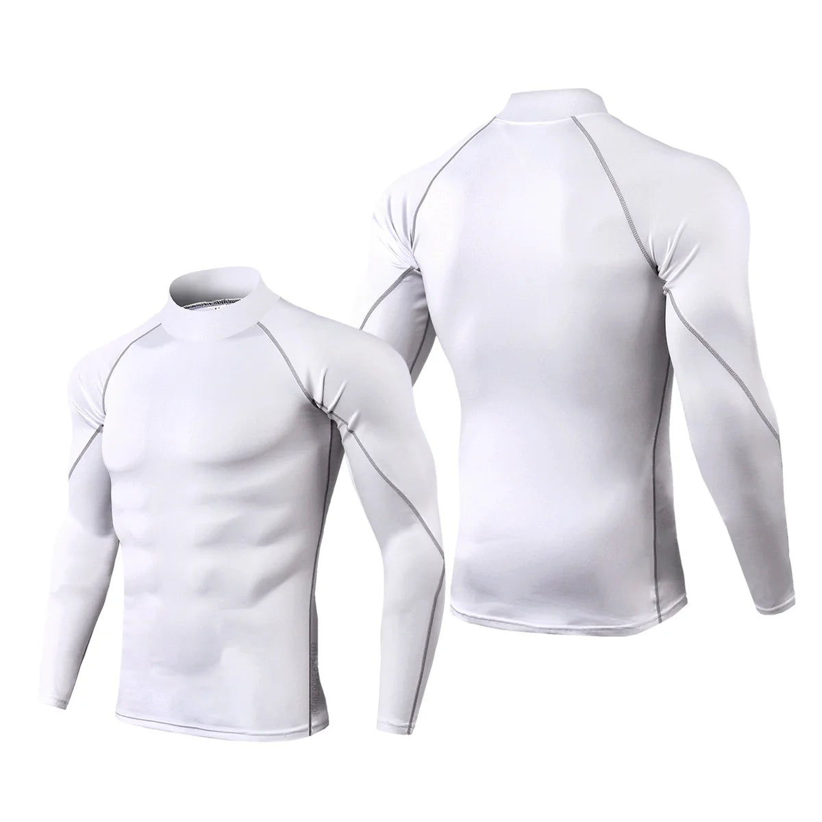 Sport T-shirt Men Compression Running Shirt Elastic Long Sleeve Fitness Athletic Top Gym Workout Undershirt Sportwear