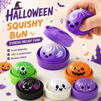 Halloween Dumpling Stress Toy Glitter Halloween Dumpling Pressure Dumpling Squishie Stress Relief Fidget Toy for Adults Gift