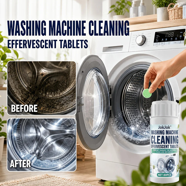 2-Pack Multipurpose Cleaning Tablets 160 Tablets per Pack Deep Clean Stain Removal Odor Elimination for Household Washing Machines & Toilets