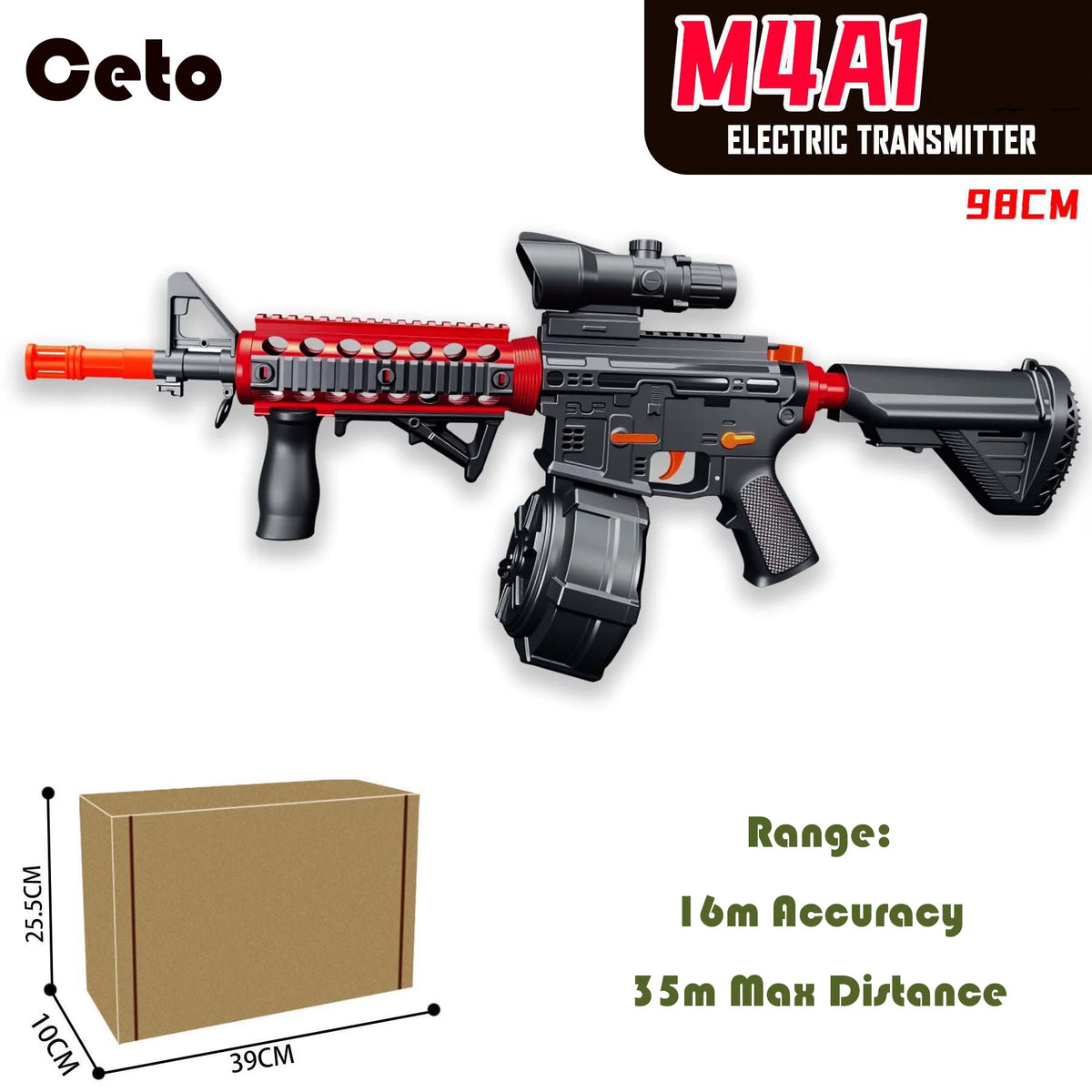 Upgraded M416 Automatic Electric Gel Blasters Hydrogel Ball Toy Gun For Outdoor Team Games Best Birthday Gift