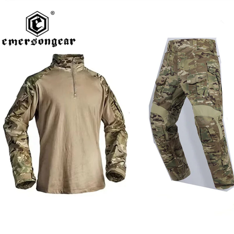 Tactical E3  Uniform Sets NEW Mens Camouflage Suits Outdoor Hunting Shirt Pants Tops Duty Cargo Trouser AOR1