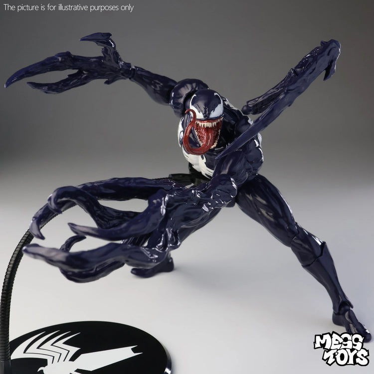 Genuine Mess Toys Venom Anime Action Figure Black Spider Man Lethal Neighbor Collectible Toys Birthday Gift For Adult Collection