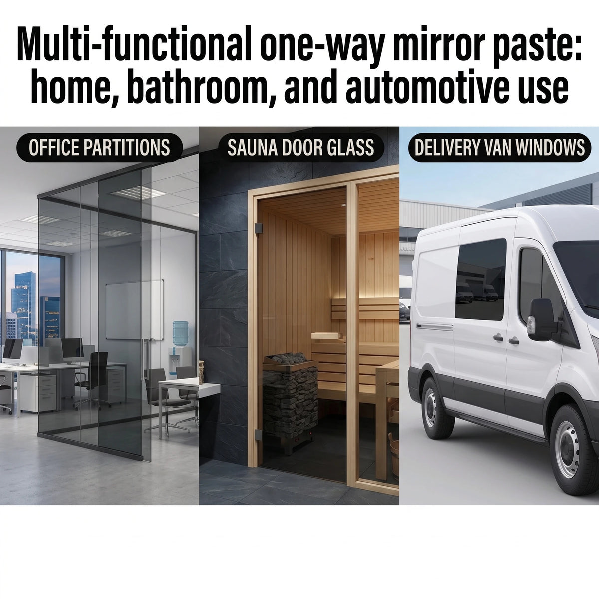 2026 new glass reflective anti peeping cleaning paste for privacy protection, suitable for anti-theft in cars and homes