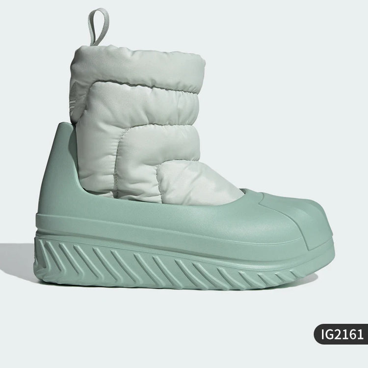 Adidas Originals Men's and Women's Shell Toe Warm Thick Sole Mid-Cut Boots IG2161