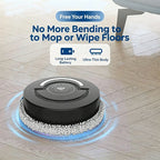 Smart Automatic Floor Mopping Robot 8.5cm Ultra Thin Rotary Mopping Robot Pressure Quiet Cleaning Robot for Hardwood Tile Floor