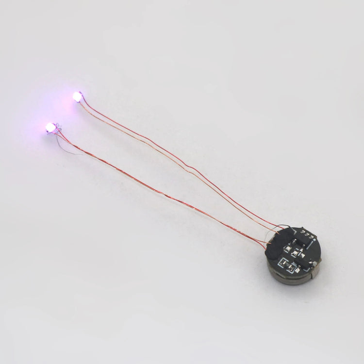 Wired 5cm Magnetic Control Lamp Led Magnetron Light Model +magnet + Battery Diy Car Toys Lighting Diorama Materials Gunda Robots