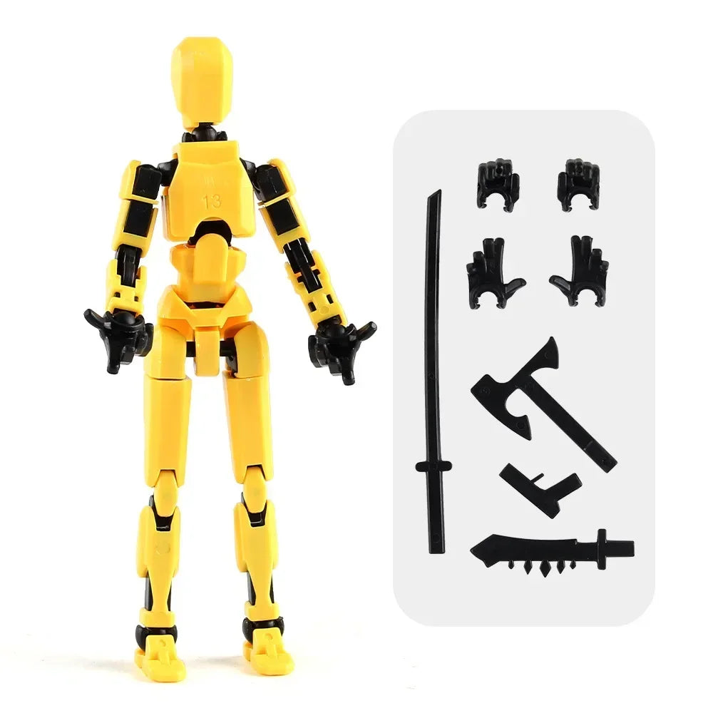 13 Action Figure Titan Multi-Jointed Movable Shapeshift Robot T13 Action Mannequin Character And Dog Figure Toys Gifts