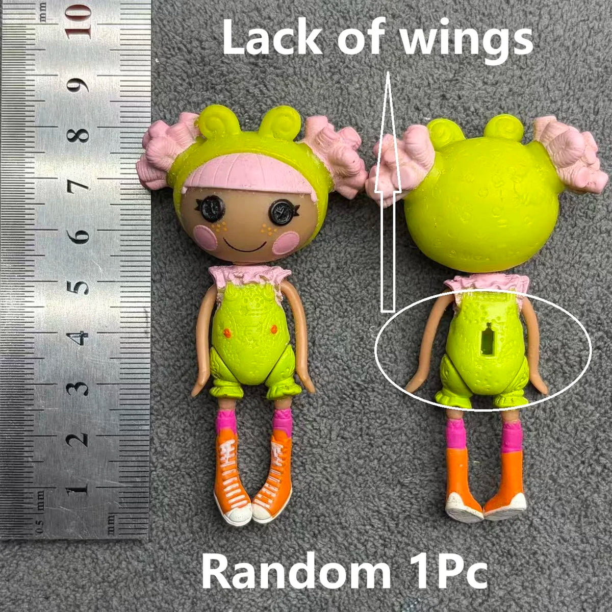 Original 8-10cm Lalaloopsy  Little Sister Multi-style Dolls PVC Girls' Holiday Gift Collection Toys