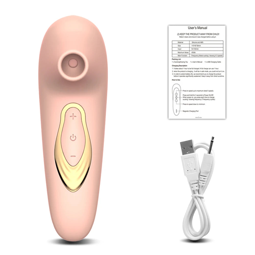 Powerful Oral Sucking Vibrator for Women Sucker Clitoris Vibrator Female Nipple Vacuum Stimulator Sex Toys Goods for Adults 18