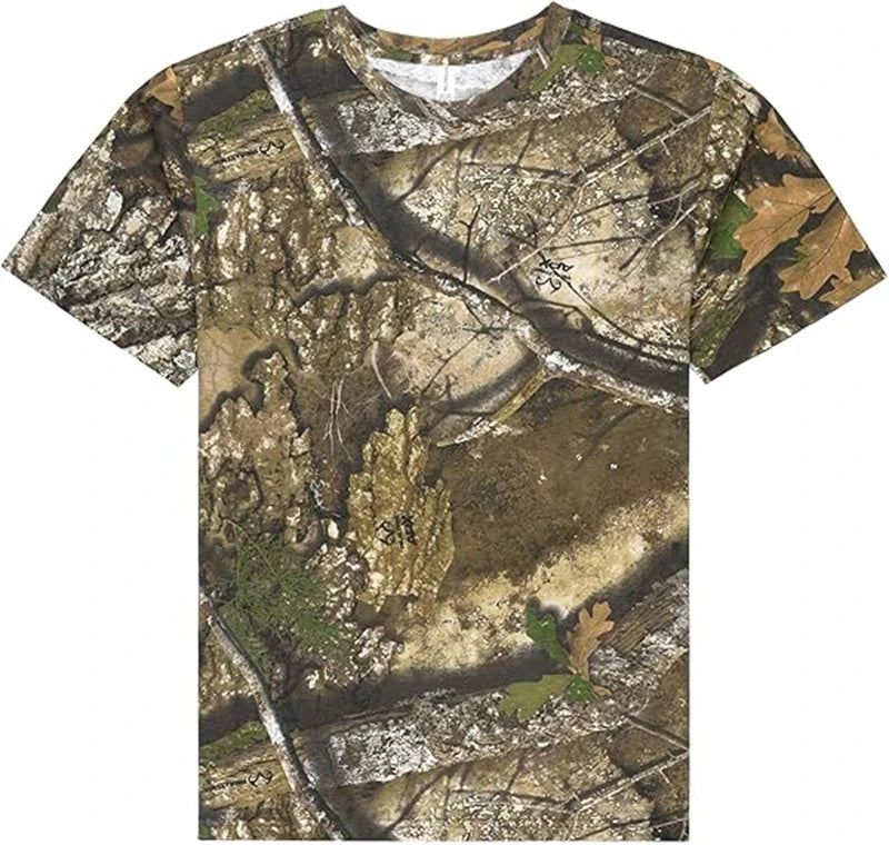 Camo Jungle Graphic Summer Men's T-shirt 3D Printed Camouflage Fun O-neck Short Sleeve Tops Unisex Loose Casual Y2k Clothing Tee