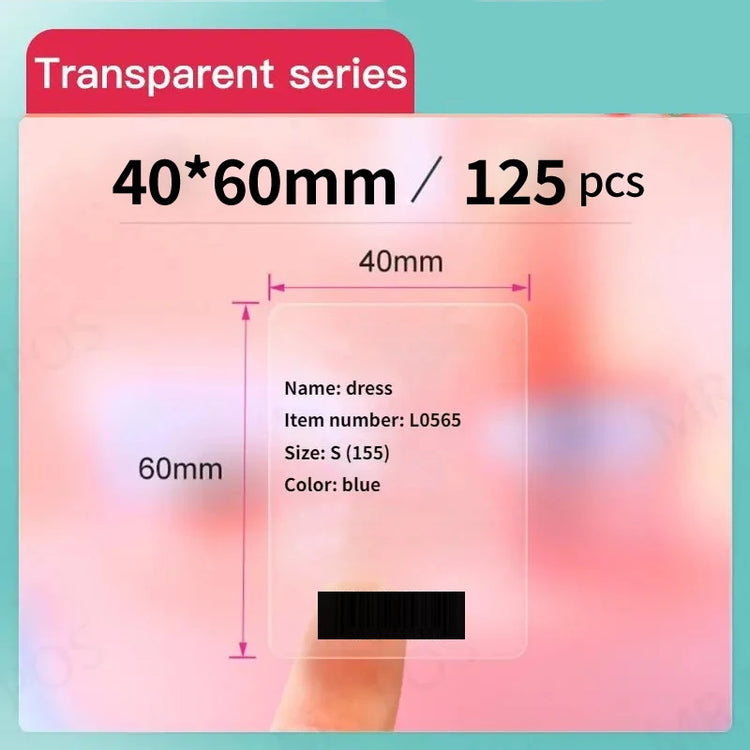Marklife Thermal Label Printer P50 Bluetooth Sticker Printer Waterproof Tear-Resistant Stickers For Gift/Diy Creative/Marking
