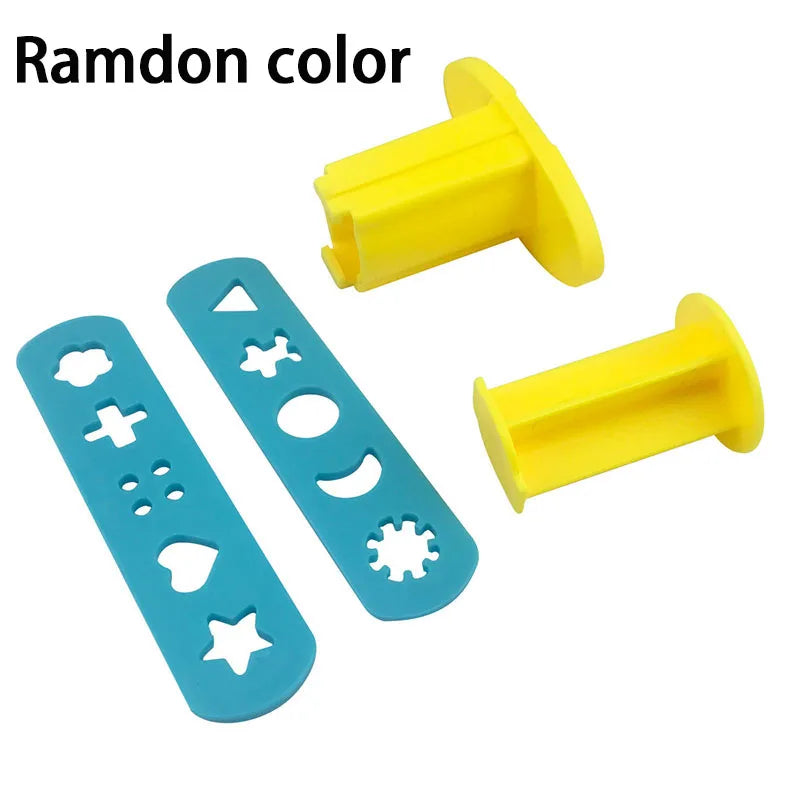 Playdough Ice Cream Mold for Kids Simulation Cookies Popsicle Party Play Plastics Clay Dough Tools Accessories Children DIY Toys