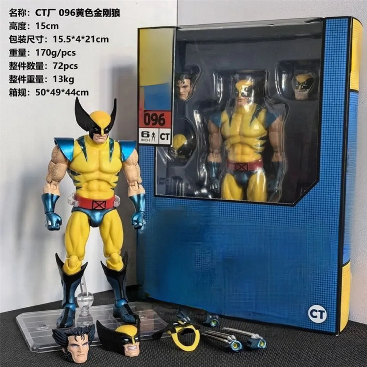 ZD Ct Factory 186 Scarlet Spider Man Amazing Spider-Man Wolverine Comic Version Action Figure Model Doll Ornament In Stock Gift