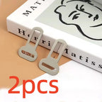 Metal Pet Seat Belt Clip Heavy Duty Rust Proof Scratch Resistant Strap Buckle Lock Used for Fixing Pet Leather Car Accessories