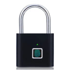 Smart Fingerprint Padlock Waterproof Fingerprint Keyless Door Lock Type C Rechargeable Security Padlock for House