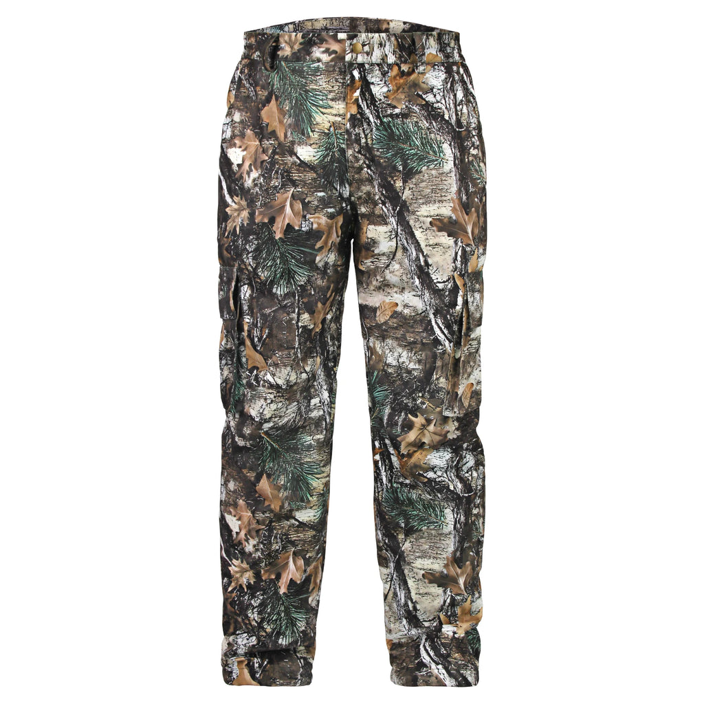 M-3XL Hunting Pants Men's Jungle Camo Pants Outdoor Tactical Long Pants Windproof Warm Travel Sweatpants Deer Hunting Pants