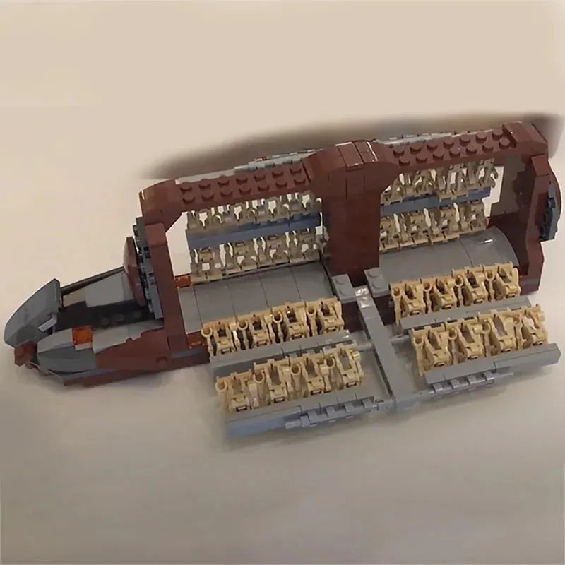 Yigebebe Space Wars Platoon Attack-Craft Space Battle Robots Building Blocks Transport Battleship Toys for Bricks Gifts