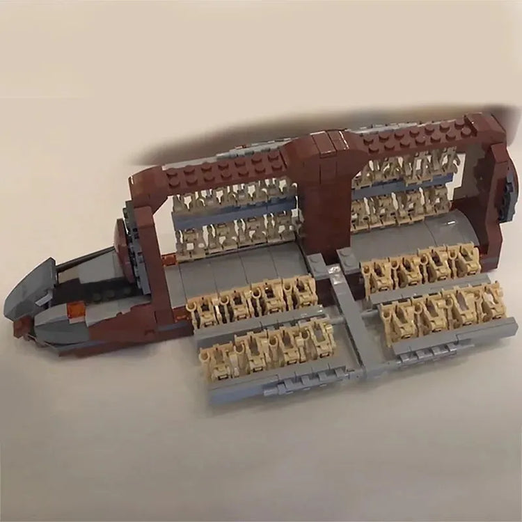 Yigebebe Space Wars Platoon Attack-Craft Space Battle Robots Building Blocks Transport Battleship Toys for Bricks Gifts
