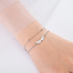 Lucktune Angel Wing Pendant Bracelet for Women Stainless Steel Beads Chain Bracelet Fashion Kpop 2025 New Jewelry Wedding Gift