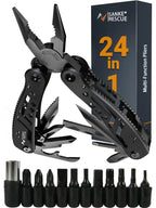 Multitool 24-in-1 Multitools Pliers with Professional Multi-tool for Survival Camping and Hunting Gifts for Men Dad Hus Band