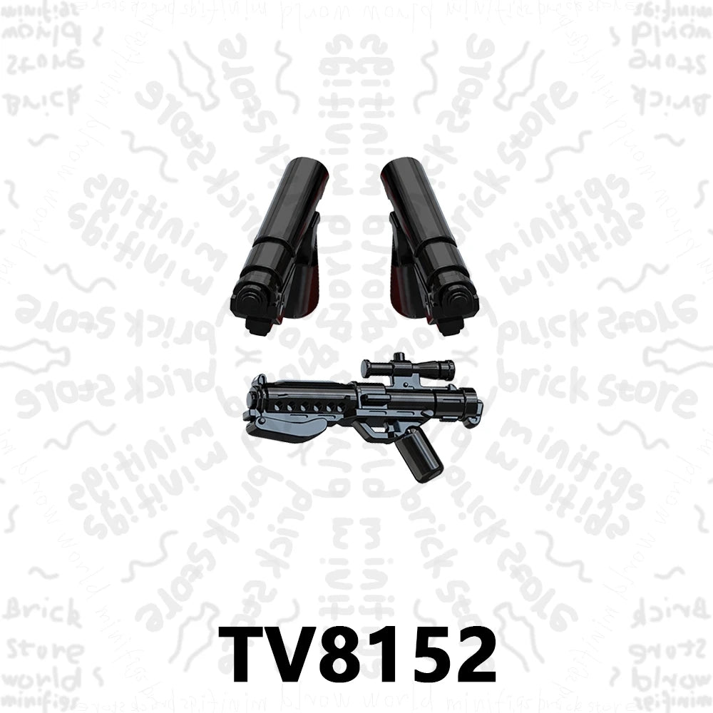TV6117 TV6118 TV6119 Space War Action Figure Accessories Building Blocks Gift Toys For Children Adult Brick TV6116 TV6115 TV6114