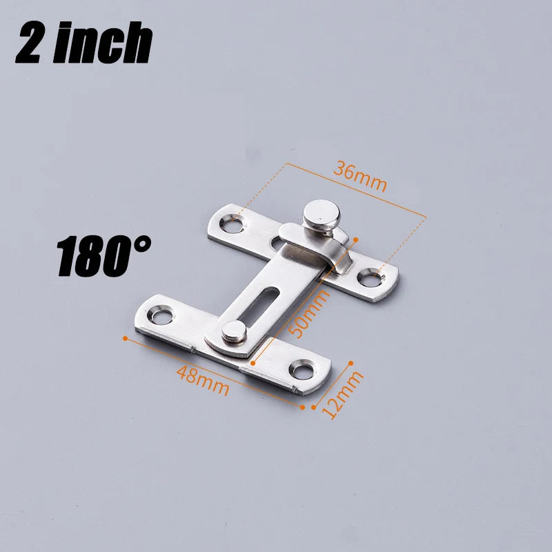 Sliding Barn Door Latch Sliding Right Angle Door Latch Door Bolt Wine Cooler Closet Window Door Latch Plug Baby Safety Latch