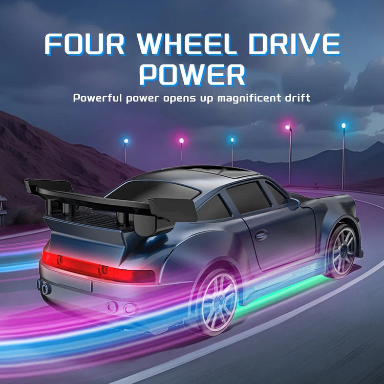 4WD 2.4GHZ RC Simulation Mini Drift Car Palm Racing Model Desktop Toys 1/64 Scale Remote Control Cars Kid Gift For Children Boys