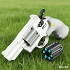 ZP5 Revolver Pistol Manual Soft Dart Bullet Launcher Toy Gun Weapon Outdoor  Airsoft  Shooter Pistola For Boys Birthday Gift