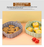 Air Fryer Silicone Basket Tray 20/23cm Round Square 4/5/6/8 Liters XXL Shape Airfryer Case Protector Pan Mold Liner