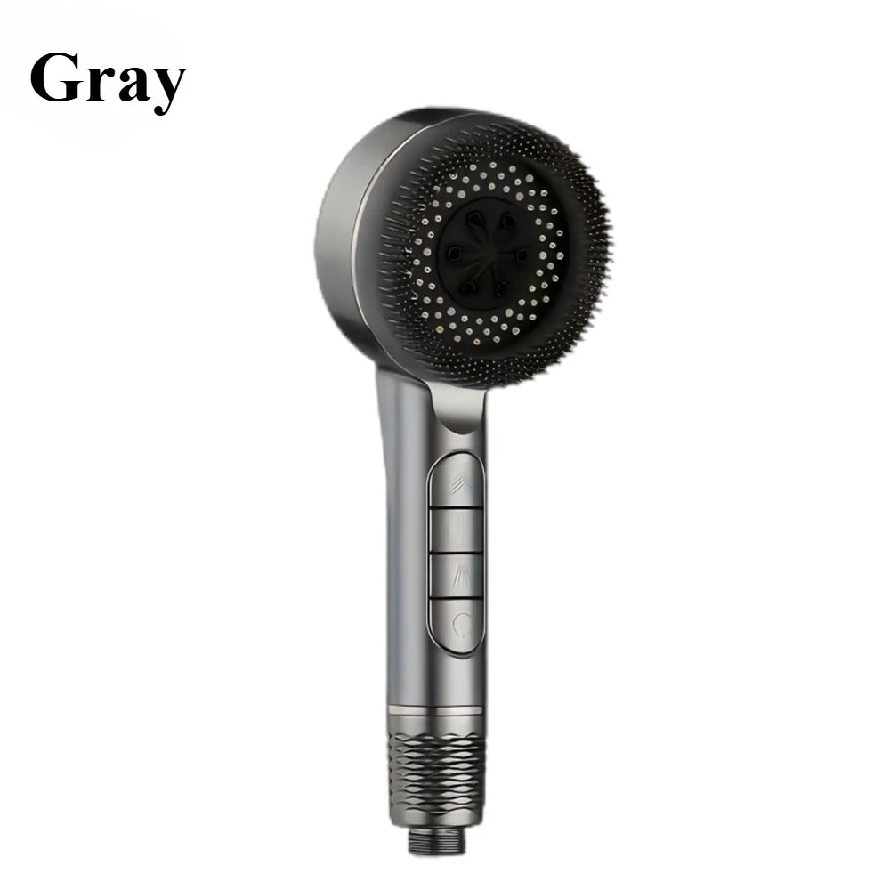 4 Mode High Pressure Pressurized  Water Shower Head Massage Showerhead with Filter Handheld Shower Mixer Bathroom Accessories