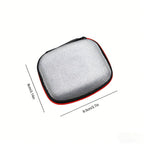 Earphone Storage Bag Square Headset Box Indoor Outdoor Travelling Earphones Storaging Case Accessories with Zipper