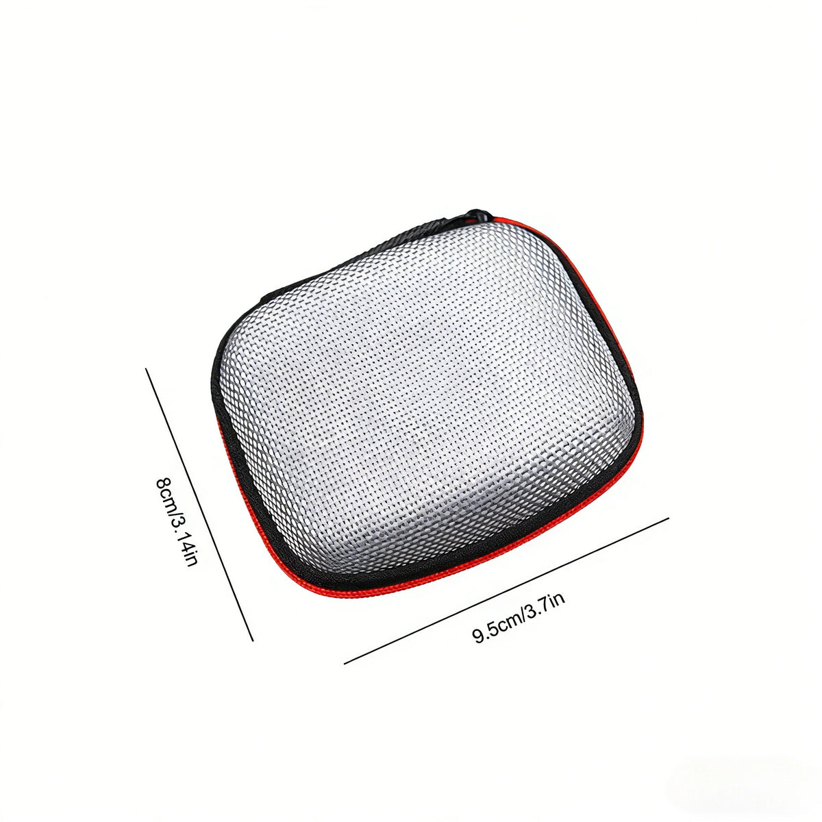 Earphone Storage Bag Square Headset Box Indoor Outdoor Travelling Earphones Storaging Case Accessories with Zipper