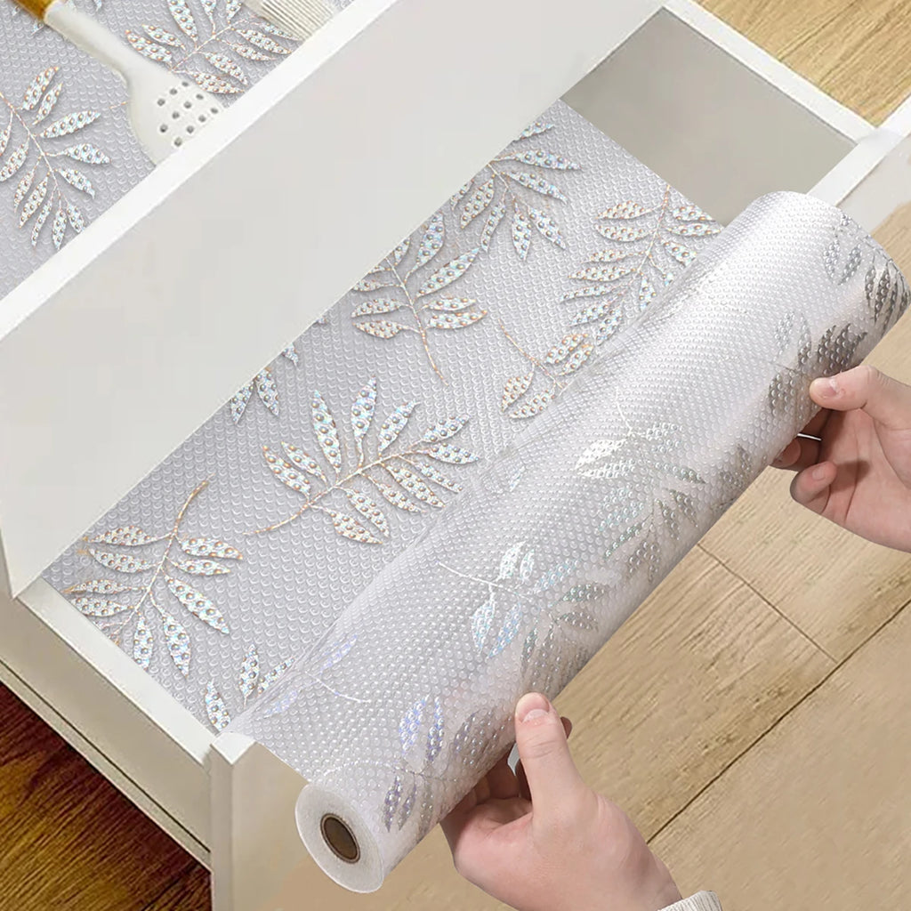 Silicone Anti-slip Mat Non-stick Anti-slip Mat Thickened Drawer Liner for Dressing Table Bathroom Cabinet Tableware Storage Mat