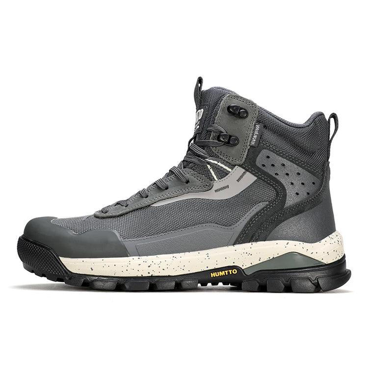 HUMTTO Hiking shoes Men's waterproof hunting Boots Tactical Desert Combat Ankle trekking Boots Male Women warm Leather Sneakers
