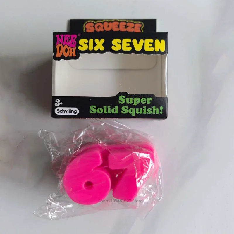 [New Nee Doh 67 Sets of TPR Decompression Toys, Fidget Toys Squirrel Squeeze Toys Squishies Sensory Toy Antiestres Mochi Squishy