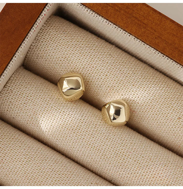 925 Silver Stud Earrings Women Style Cute Sweet Jewelry Accessories Simple Fashion Jewelry Accessories