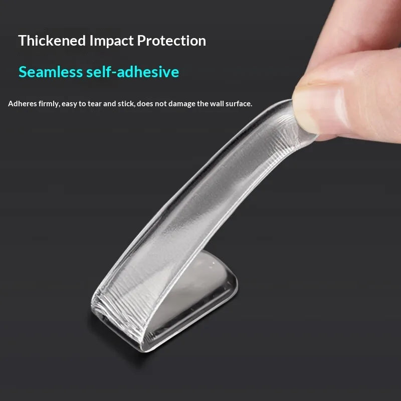 Self Adhesive Buffer Pads Refrigerator Anti-collision Strip Door Stopper Cabinet Door Bumpers Transparent Wall Protector Pad