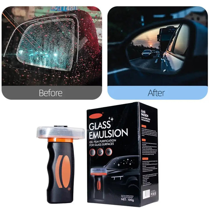 100g Car Glass Oil Film Remover Paste Auto Windshield Water Spot Stain Removal Window Polish Cleaner Waterproof Car Clean Paste