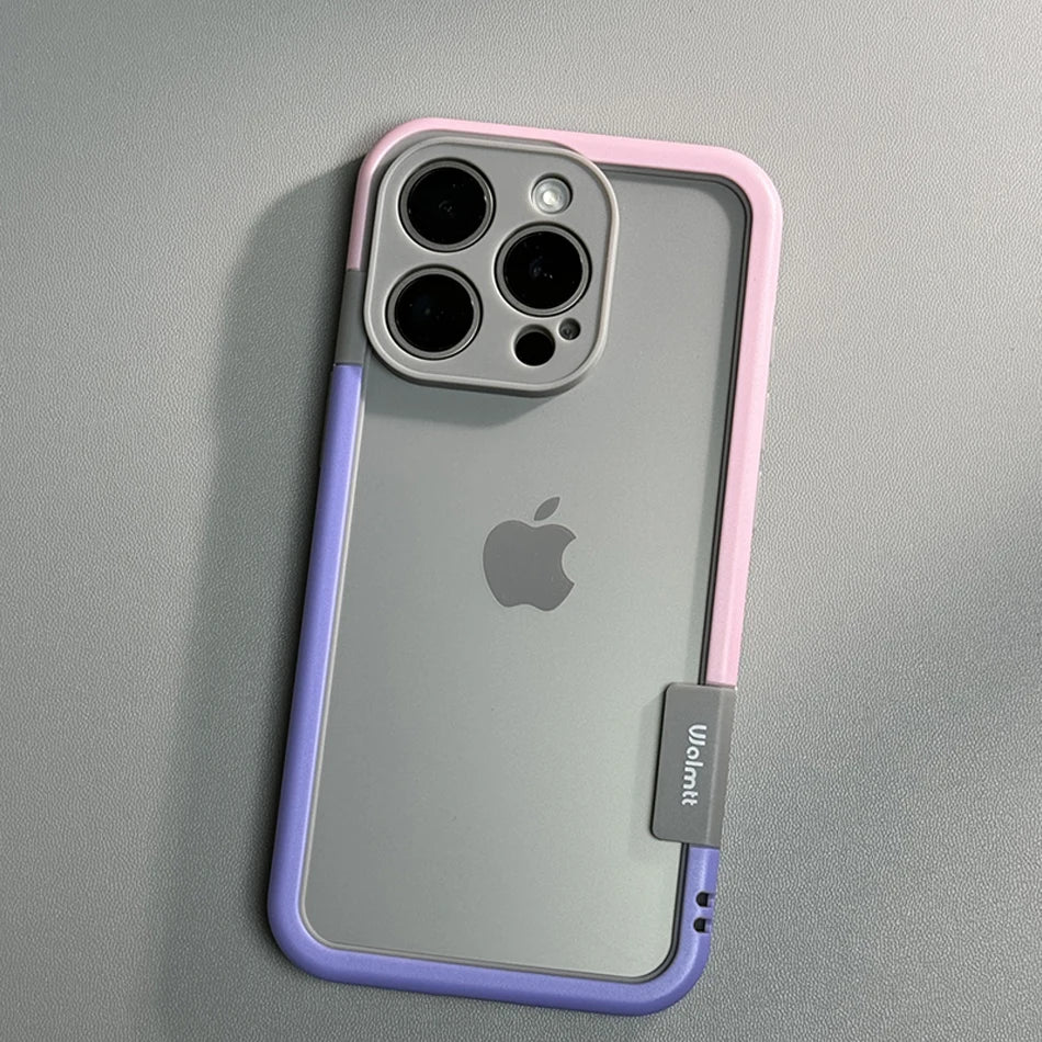 Shockproof Soft Silicone Frame Phone Case for iPhone 18 17 Pro Max 13 14 15 16 NoBack Heat Dissipation Protection Bumper Cover