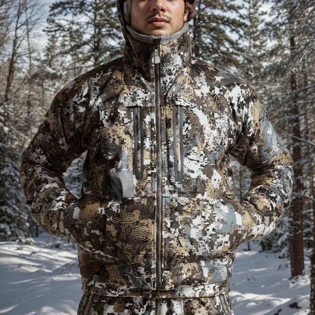 Hifad Men's Incinerator Aerolite Jacket Jungle Camouflage Outdoor Hunting Jacket